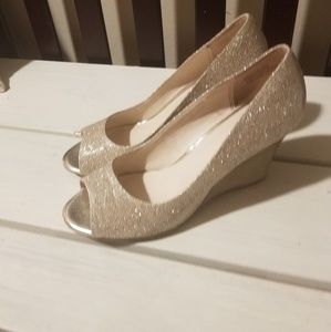 8.5M Simply Belle wedges from David's Bridal